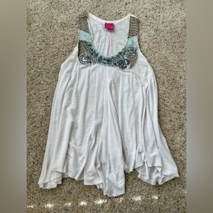 Free People Embellished Tank Top